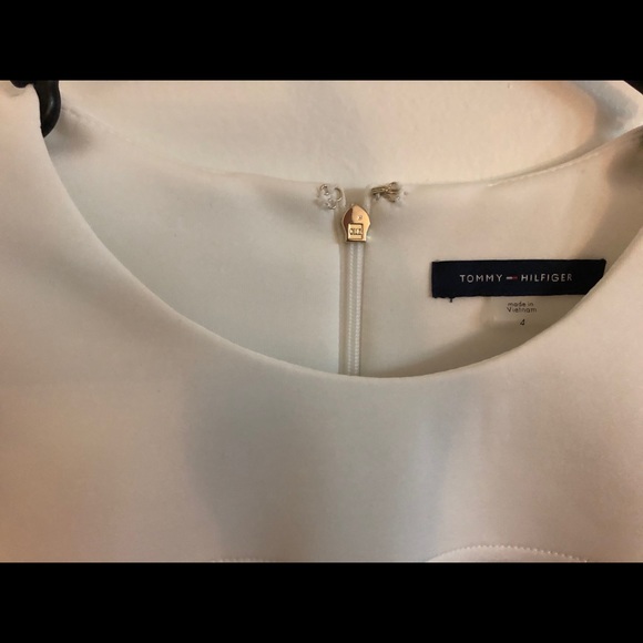 White and Navy Blue Tommy Hilfiger Dress - Picture 5 of 8